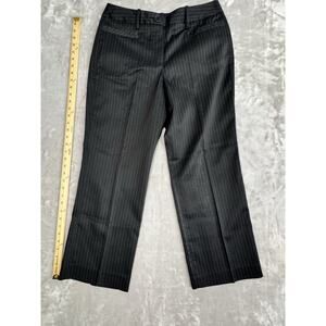 Larry Levine Black Pinstripe Dress Pants‎ Women’s 10